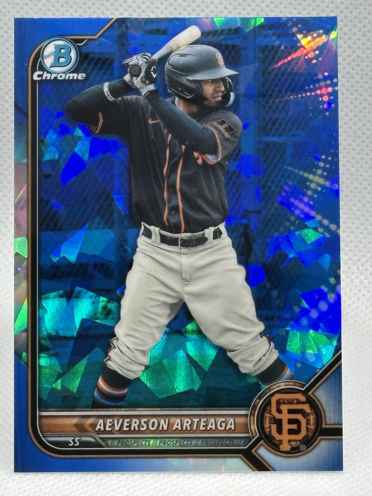 2022 Bowman Sapphire Edition #BCP-82 Aeverson Arteaga