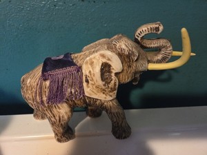 Vntg Celluloid Elephant