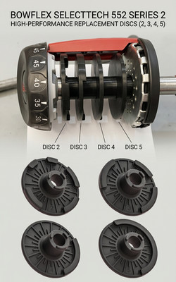 Bowflex 552 Serie 2 Ersatzscheiben (2-5) einzeln oder komplettes Set