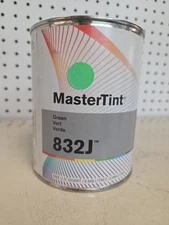 (1) QUART AXALTA DUPONT CROMAX MASTERTINT 832J GREEN TINT TONER COLOR