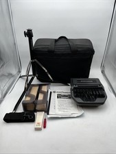 Stenograph Stentura 200 Stenotype Machine w Case Tripod Manuals & Accessories