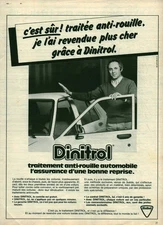 Vintage 1981 Dinitrol Anti-Rust Treatment Autom Magazine Issue Advertising