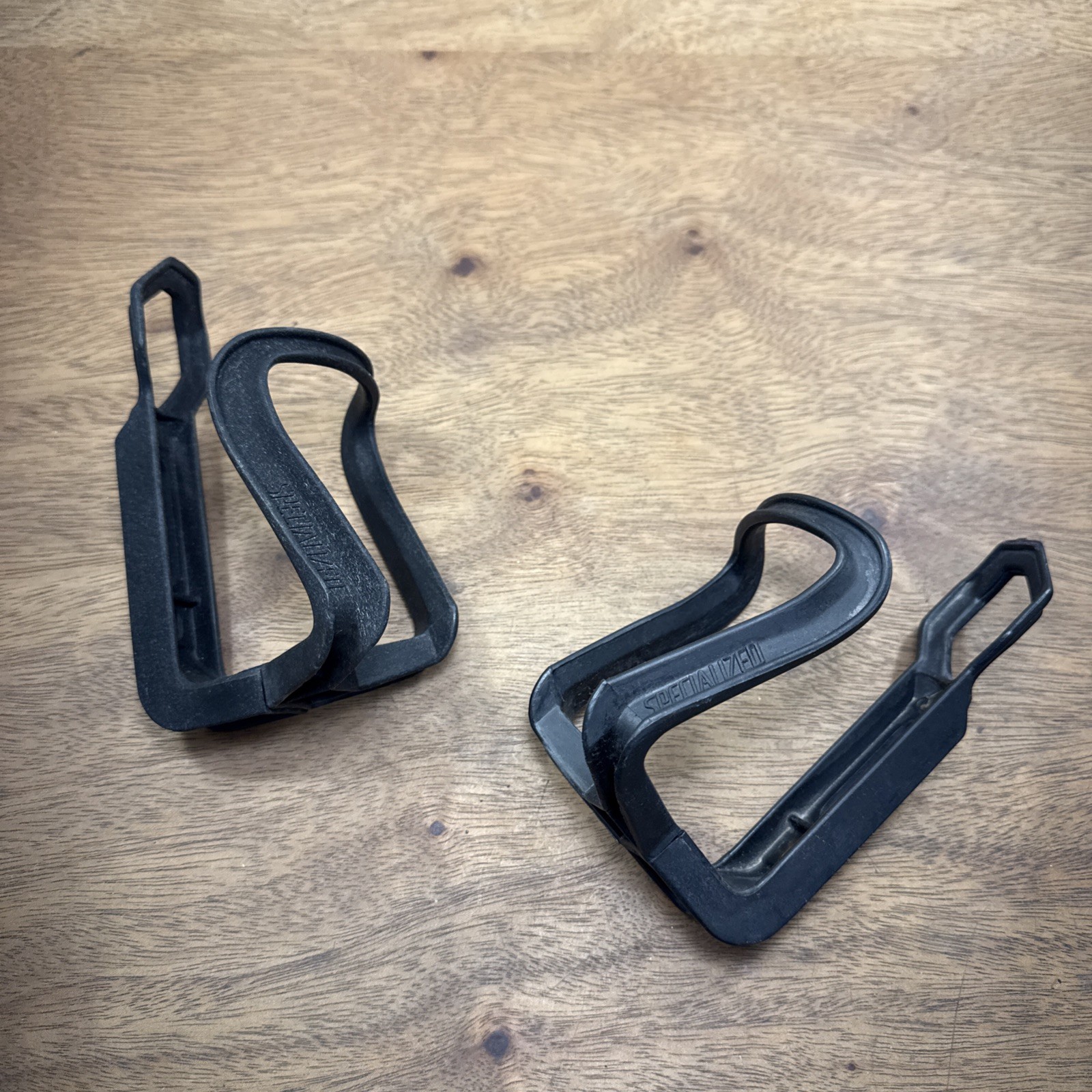 Cage Pair Nylon Plastic Black Vintage