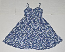Old Navy Cami Dress Size XS Periwinkle Blue Rayon Floral