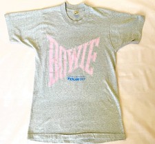 1983 David Bowie Serious Moonlight Concert T-Shirt USA Tour Small