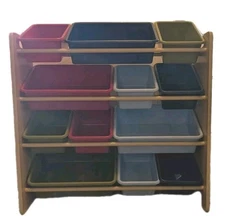 Target Renew It Kids Toy Storage Organizer w/ 12 Plastic Bins Circo Organize It