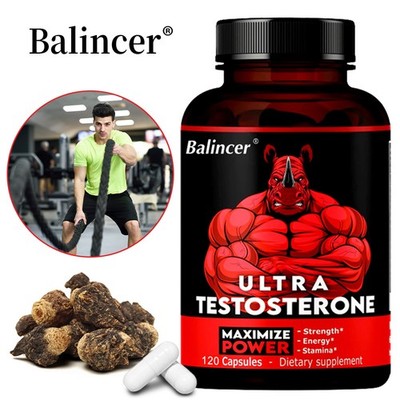 Ultra Testosterone Booster, 120 Capsuels x 5 Bottles,Stamina, Sexual Function