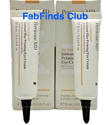 2x Perricone MD Instant Blur Priming Eye Cream Peptides, Caffeine Full Size
