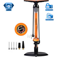 Fahrradpumpe Luftpumpe Mit Manometer 160 Psi FüR Rennrad Mtb Sportballpumpe