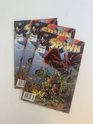 Spawn #11 Image Comics June 1993 Todd McFarlane Frank Miller - Lot of 3