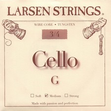 Larsen 3/4 Cello G String - tungsten/steel: Medium