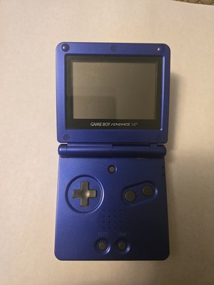 Nintendo Gameboy Advance SP AGS-001 Cobalt Blue Tested Works No