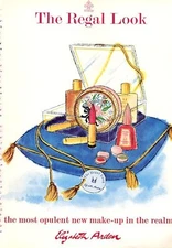 1962 Elizabeth Arden PRINT AD The Regal Look Makeup Perfume Cute Colorful ART