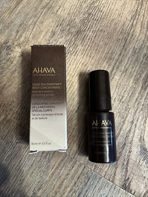 AHAVA Dead Sea Osmoter Body Concentrate Tone & Texture Correcting Serum 0.5oz