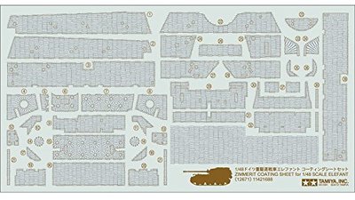 Accessoires pour maquette char : Garde-boue pour Jagdtiger Zimmerit Accessoires pour maquette char : Garde-boue pour Jagdtiger Zimmerit