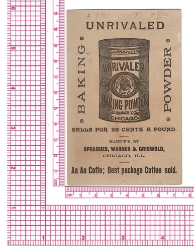 Victorian Trade Card Advertising 1800s Child Fishing Unrivaled Baking Powder - Picture 4 of 4