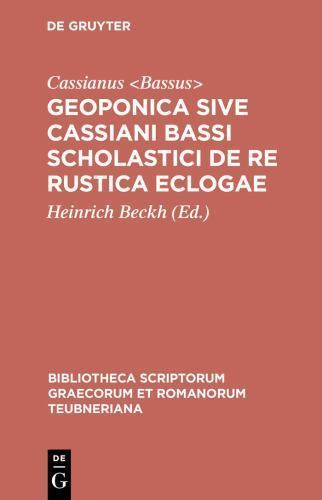Bibliotheca Scriptorum Graecorum Et Romanorum Teubneriana Ser ...
