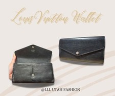 Louis Vuitton Epi Leather Sarah Wallet Black - Classic wallet for Women