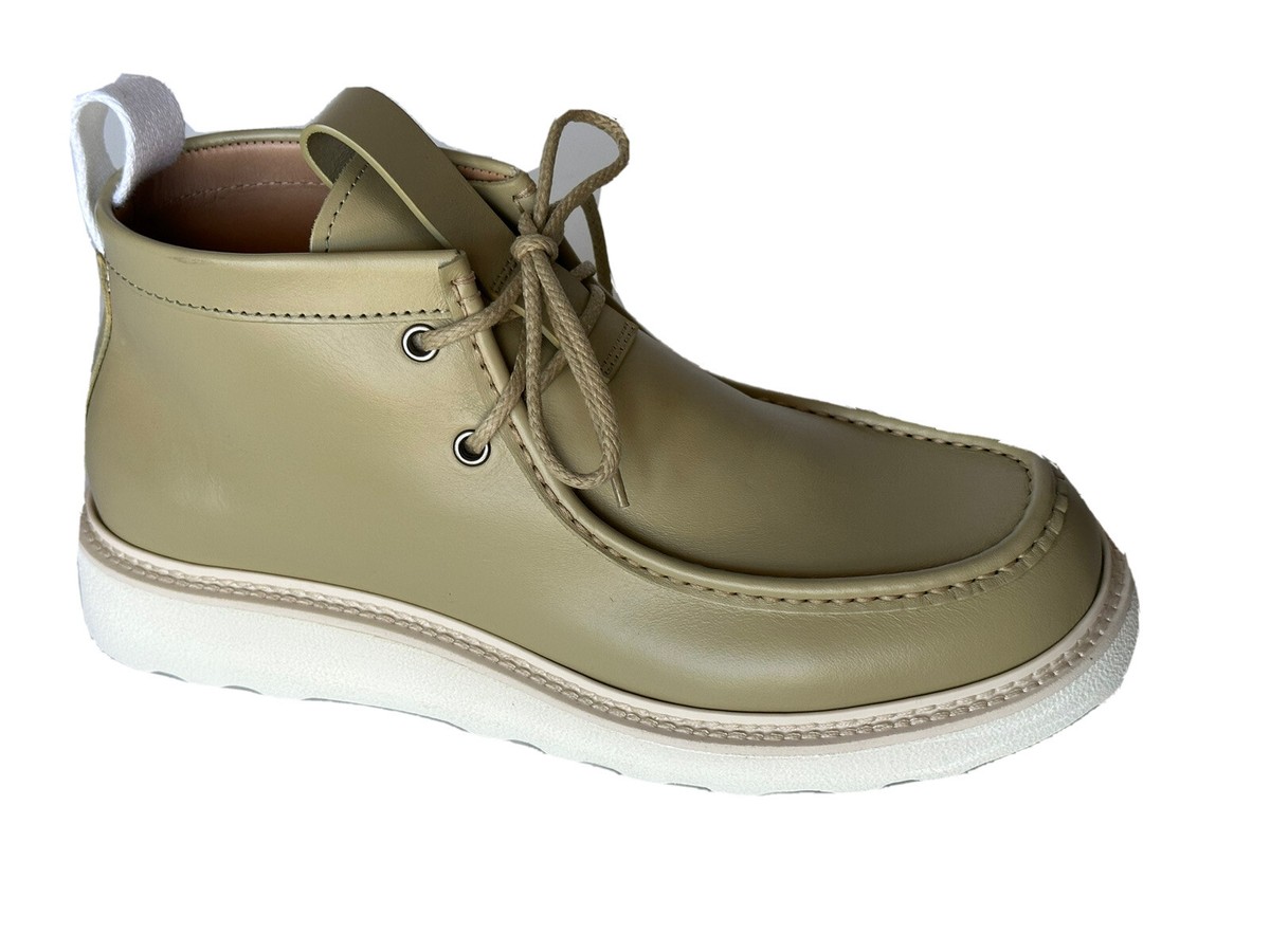 Bottega Veneta Leather Green Lightweight Ankle Boots 9.5 US 578287 IT NIB $890 ed9cc8b7200b02ba15afe8c7b38ad0  main image 4
