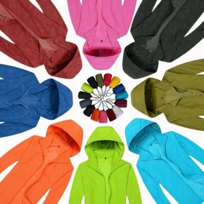 Unisex Outdoor Mantel Jacke Kapuze Oberteile Oberbekleidung schnelltrocknend Fahrrad Sport
