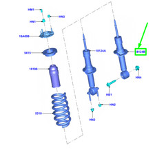 FORD RANGER T9 Front Shock Absorber 2765665 NEW GENUINE