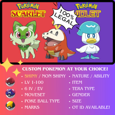 Fully Customizable Shiny Or Non-Shiny 6IV Pokemon - Sword & Shield - Foto 9