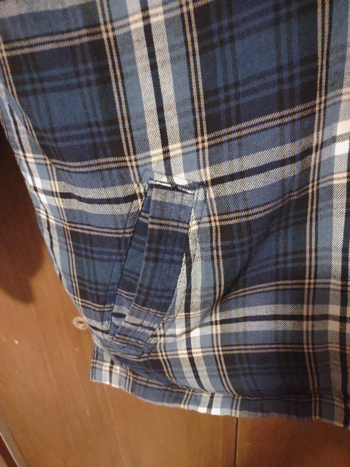 Basic Editions Mens Sacket Jacket Flannel XL Quil… - image 4