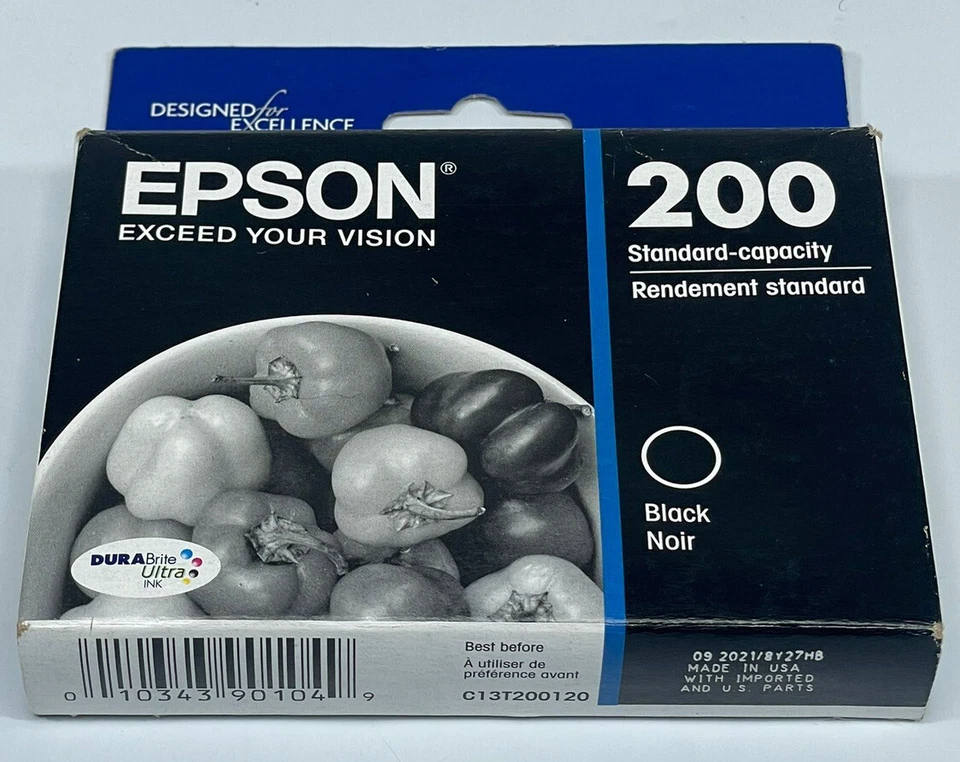 Tinta negra Epson 200 genuina supera tu expresión de visión hogar y fuerza laboral Foto 2 de 3