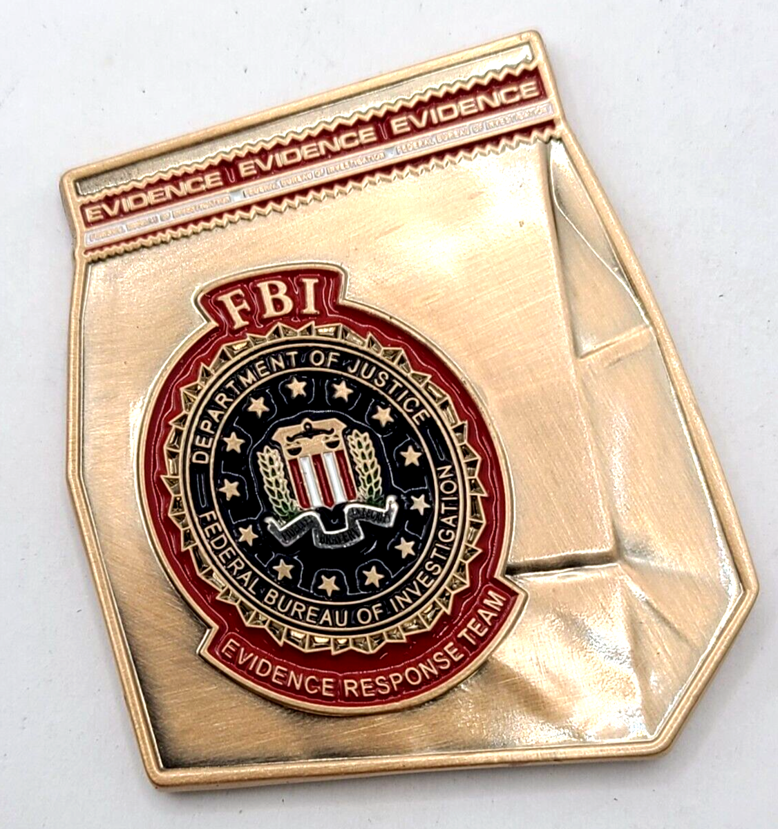 DOJ FBI Federal Bureau Investigation Evidence Response Team Bag Challenge  Coin | eBay