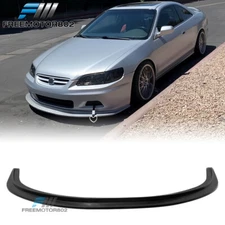 Fits 01-02 Honda Accord 2DR MDA Style Front Bumper Lip Spoiler Splitter Kit PU