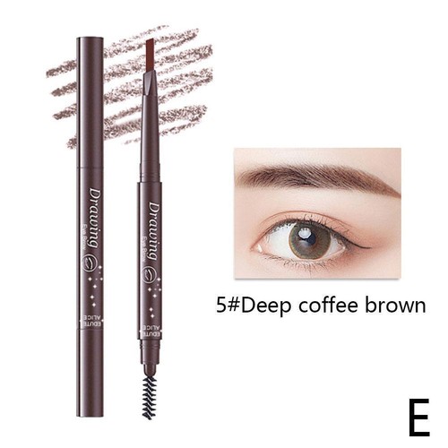 Triangle Eyebrow Double-headed Eyebrow Pencil Automatic Eyebrow Rotation I1A4 - Picture 12 of 17