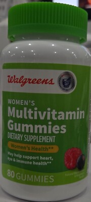Walgreens Women's Multivitamin Gummies Women's Health 80 gummies EXP MAY 2026
