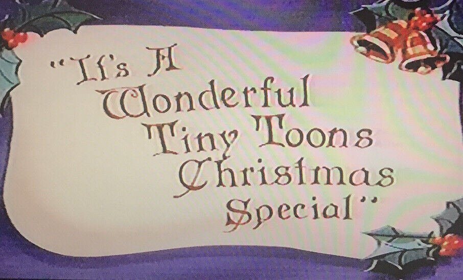 Tiny Toons Christmas Special VHS Sold As Blank 1992 Commercials Plus More Shows