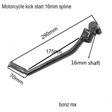 Heavy Duty 16mm spline  kickstart Kick Start  Pit Bike Engine road Motorcycle