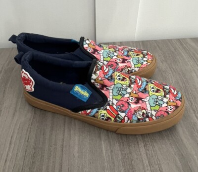 SpongeBob SquarePants Ground Up Mens sz 9 1/2 slides loafers  display picture 2