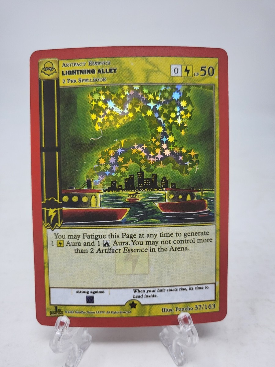 Lightning Alley 37/163 1st Edition Reverse Holo RH Nightfall