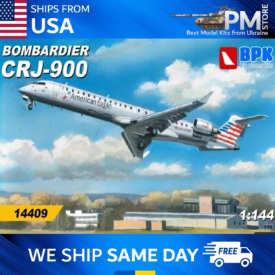 BPK 14409 Bombardier CRJ-900 Plastic model kit 1/144