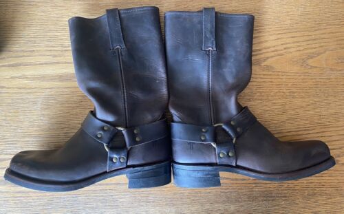 Vintage Frye Harness 351207 700 Gaucho Tall Boots Made In USA  - Size 9.5 - 第 1/17 張圖片