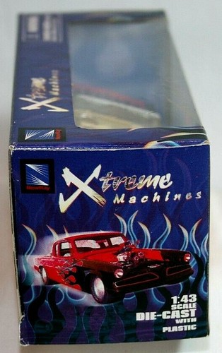 2003 New Ray Extreme Machines 1966 Oldsmobile Cutlass 442 1/43 Black Die Cast - Picture 5 of 6