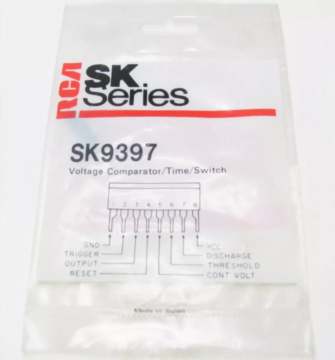 RCA SK9397 - Voltage Comparator/Time/Switch - 8-Pin SIP IC, NOS NTE955S RCA SK9397 - Voltage Comparator/Time/Switch - 8-Pin SIP IC, NOS NTE955S