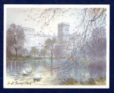 ST JAMES'S PARK - Players 1931 Picturesque London