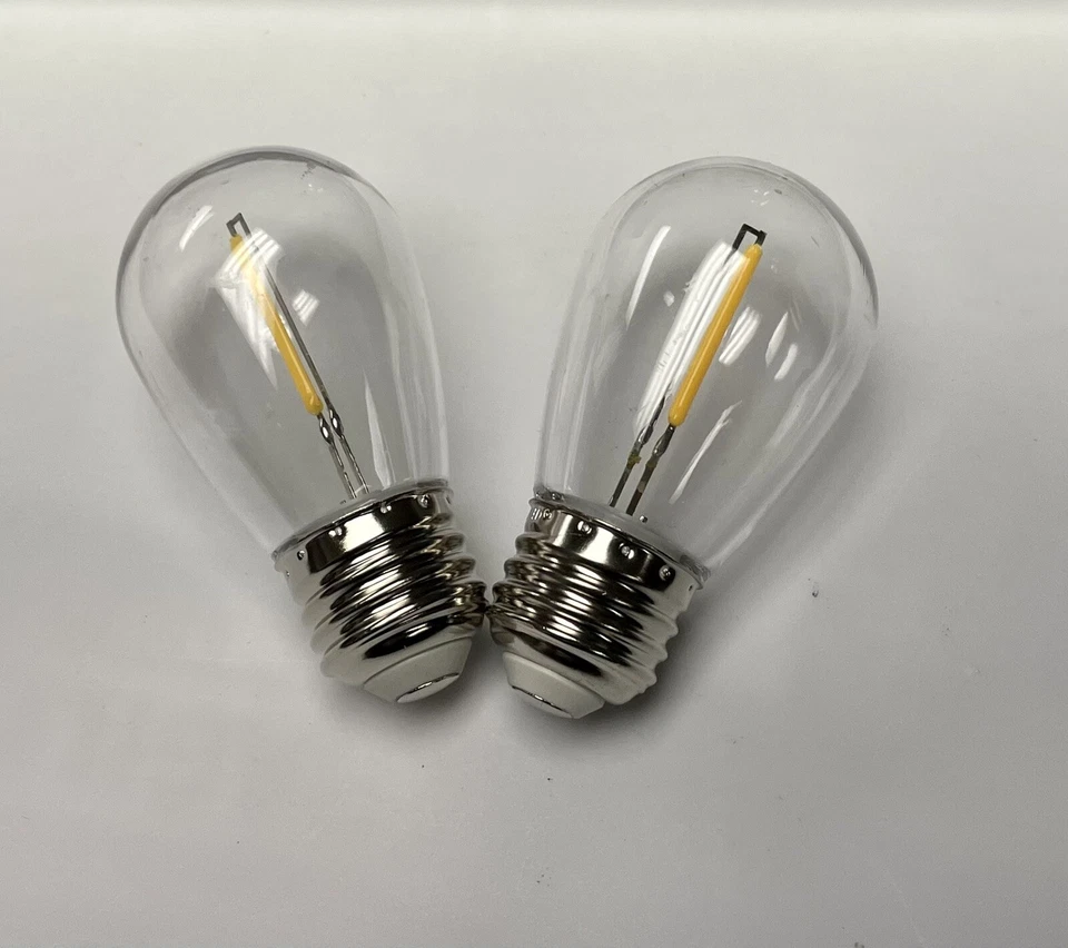 2 сменные светодиодные лампы SunForce для патио солнечного света струны 0,3 Вт СОВЕРШЕННО НОВЫЕ - Изображение 2 из 3