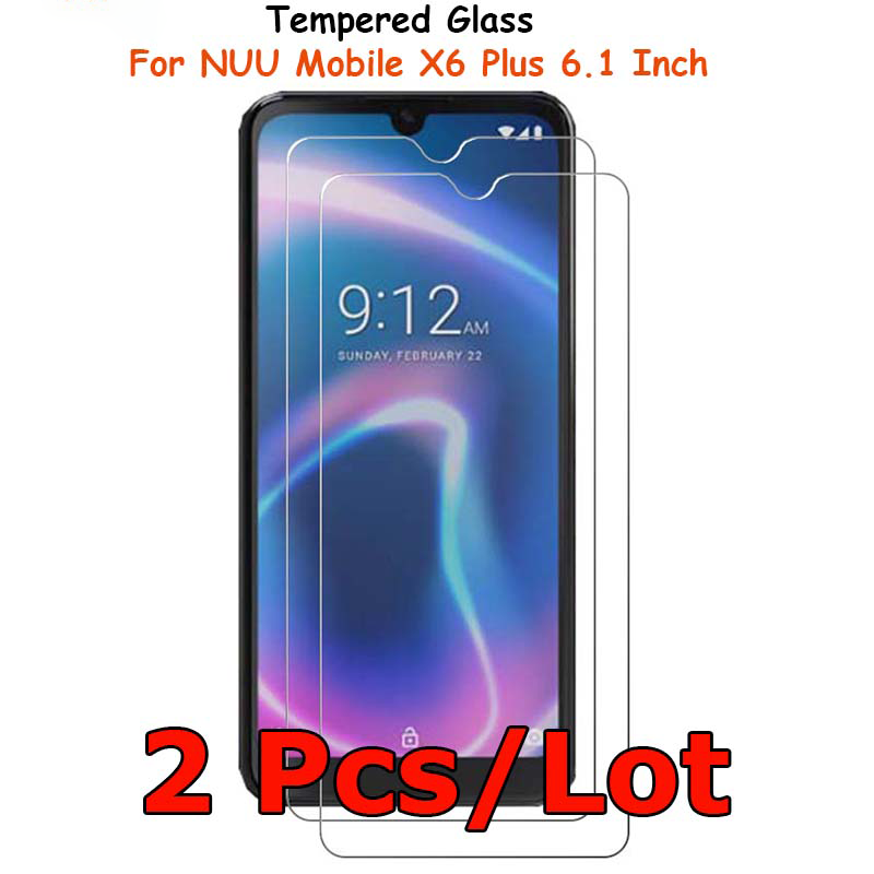 KJYF [2 Pack] Vetro Temperato Per NUU Mobile X6 Plus (6.1"), Ultra - Foto 5