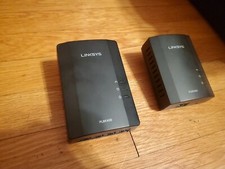 Linksys Powerline AV Network Adapter Set, PLSK400-NP , Excellent Condition