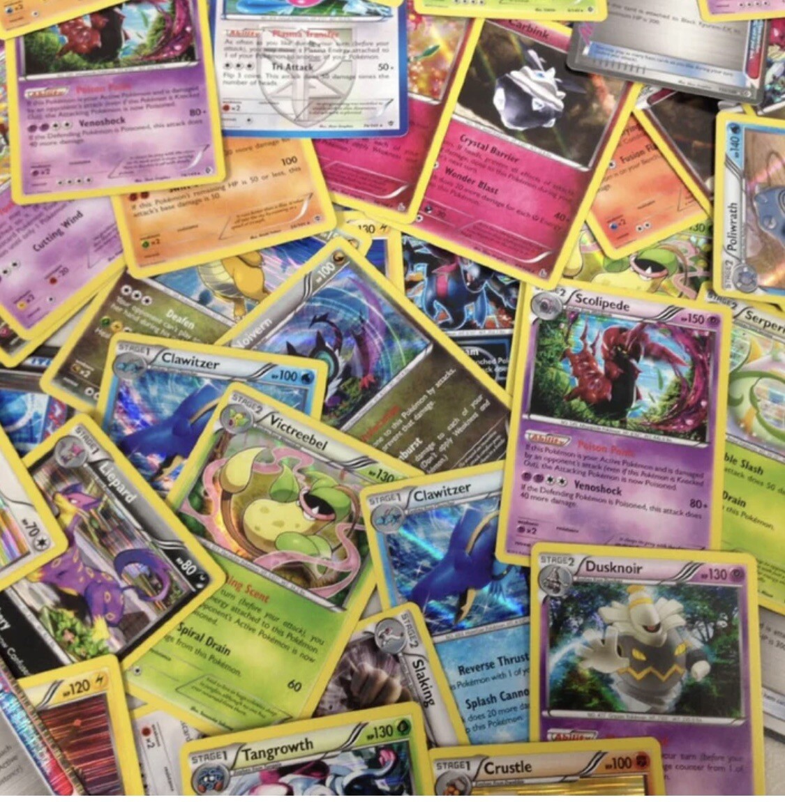 Pokemon Cards - 50 Bulk Lot Random Common Uncommon Cards Official