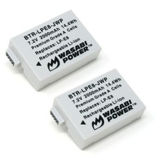 Wasabi Power Battery for Canon LP-E8 2-Pack