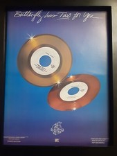Tuxedo Junction THP Orchestra Original Butterfly Records Promo Poster Ad Framed!