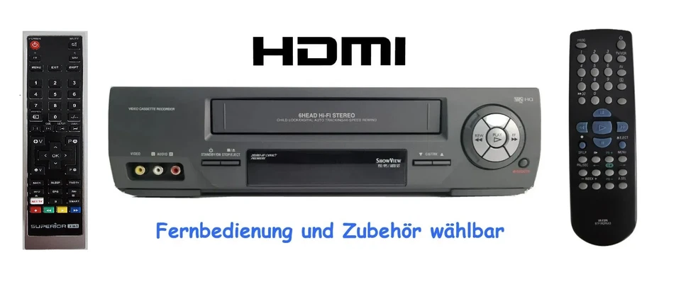 Videorecorder VHS HDMI  1 Jahr Garantie Videorekorder - Bild 2 von 4