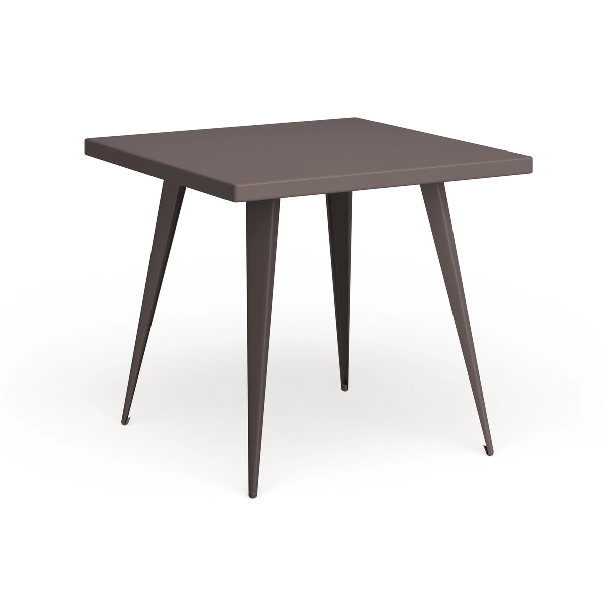 Carbon Loft Swan Industrial Square Metal Dining Table N A