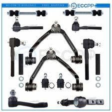14pcs Front Control Arms Tie Rods Suspension For 1997-2001 2002 Ford Expedition